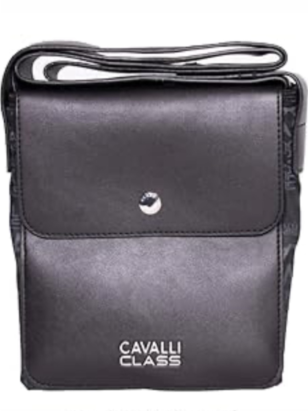 Cavalli Class large black tote bag